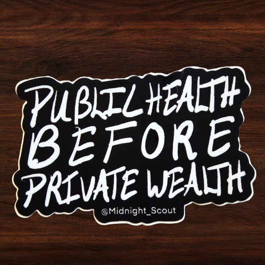 Public Health Sticker