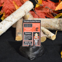 Load image into Gallery viewer, Vampire Hunter&#39;s Permit Sticker
