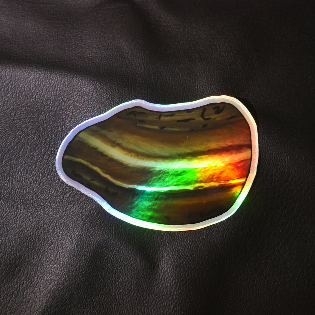 Tigers Eye Holographic Sticker