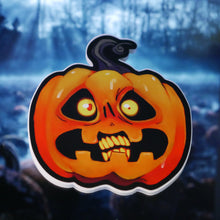 Load image into Gallery viewer, Pumpkin Head Sticker

