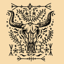 Load image into Gallery viewer, Bull Skull Graphic Tee
