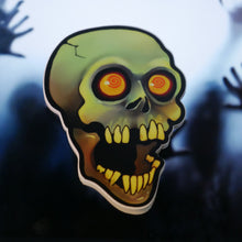 Load image into Gallery viewer, Surprised Skull Sticker
