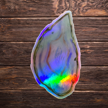 Load image into Gallery viewer, Sliced Agate Holographic Sticker
