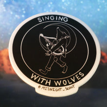 Load image into Gallery viewer, Singing With Wolves Sticker
